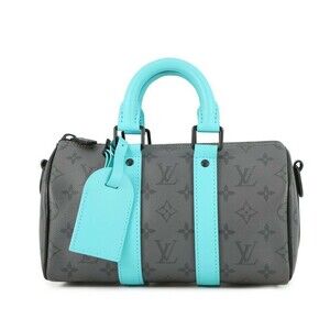Pre-Loved Louis Vuitton Monogram Eclipse Reverse Keepall 25